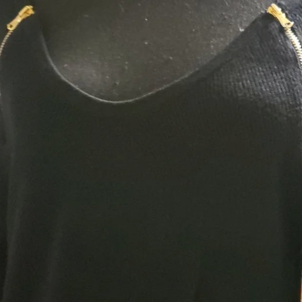 INC sweater dress long sleeve zippers - Picture 4 of 6